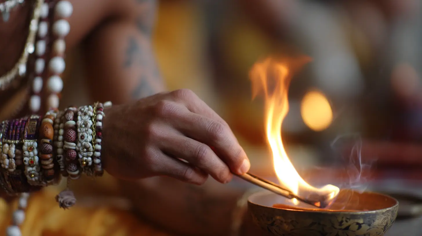 Tantra, rituál, oheň, agni