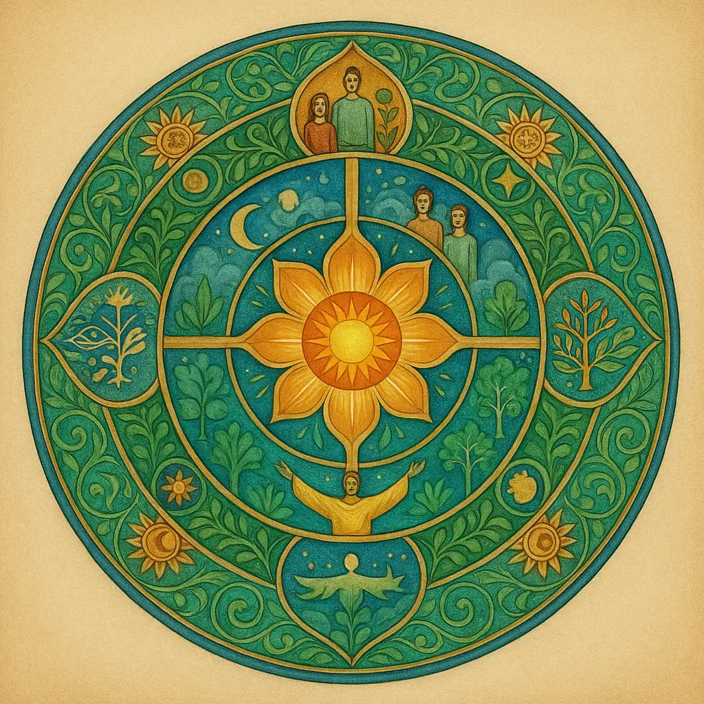 Mandala, celistvost, yantra, joga